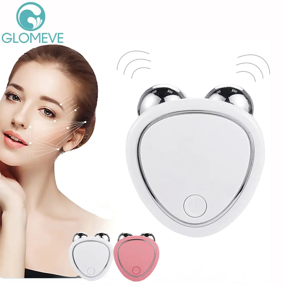 Facial Lifting Microcurrent Roller Face Massager